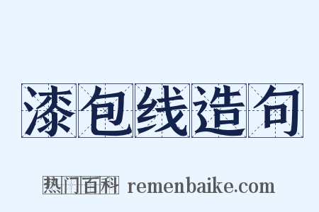 漆包线造句是什么意思的图片